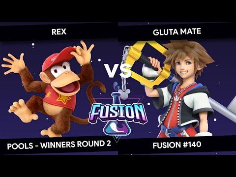 Fusion #140 - Rex (Diddy Kong) vs Gluta Mate (Sora) - Pools - Winners Round 2