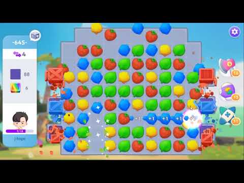 BTS Island: In the SEOM Level 645 - NO BOOSTERS GAMEPLAY 🎵 | SKILLGAMING ✔️