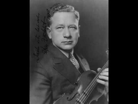 Zimbalist plays Gavotte by Gossec