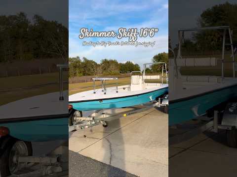 Skimmer Skiff 16 Rollin’ Out 🔥 #boat #boating #fishing