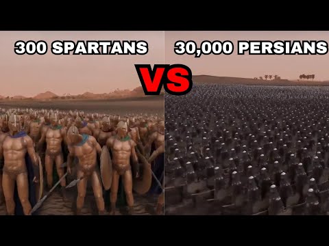 300 SPARTANS vs 30,000 PERSIANS | Ultimate Epic Battle Simulator 2