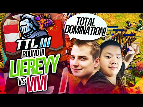 Liereyy vs VIVI TITANS LEAGUE 3 TOTAL DOMINATION #ageofempires2
