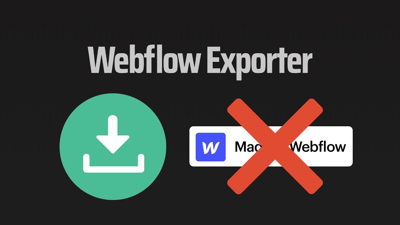 Export a Webflow Site for Free + Badge Removal (ExFlow)