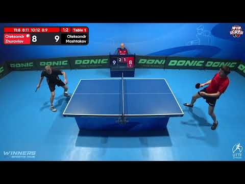 01:00 Oleksandr Zhuravlov 1 - 3 Oleksandr Mashtakov West 5 WIN CUP 27.10.2022 | TABLE TENNIS WINCUP