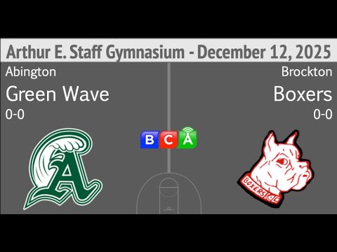 Brockton High School Girls Basketball vs Abington 12-12-25