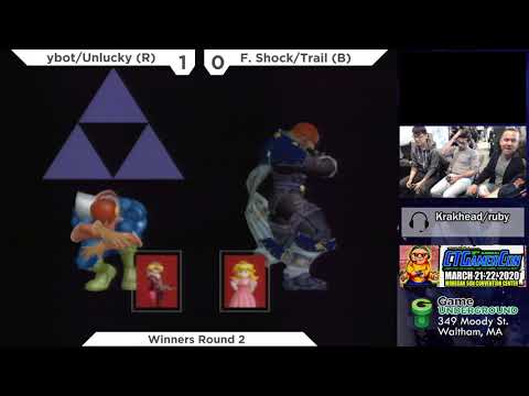 N.E. Melee Arcadian 7 - Future Shock/Trail (Blue) vs. ybot/Unlucky (Red) - SSBM Doubles WR2