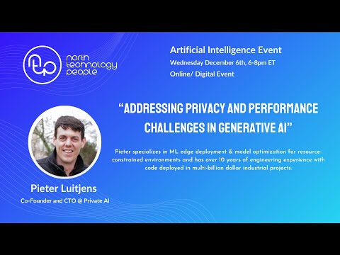 Pieter Luitjens, Co-Founder and CTO, Private AI - YouTube