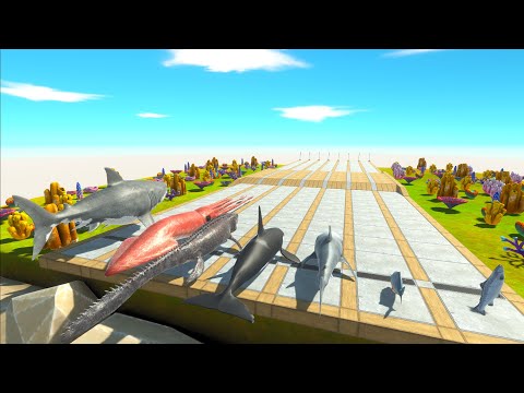 AQUATICS CHAMPIONS SPEED RACE - GET A TOP 1 FLAG - Animal Revolt Battle Simulator