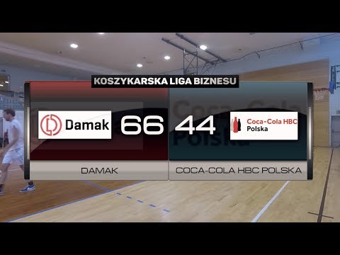 Damak vs Coca-Cola HBC Polska - XII kolejka - I Liga Warszawa - Koszykarska Liga Biznesu
