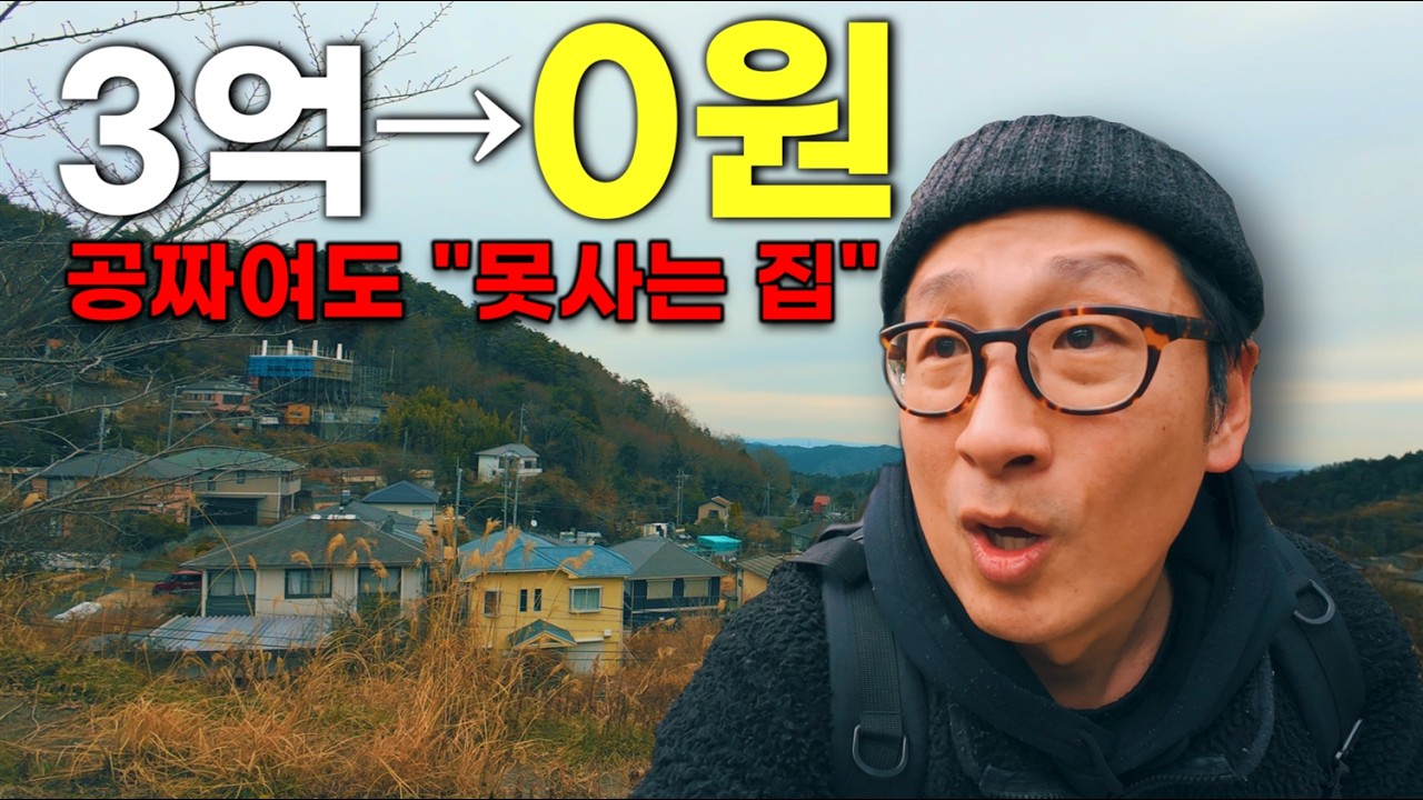 일본 뉴타운의 현실 3억 집이 '0원'인데 아무도 안 사는 충격적인 이유