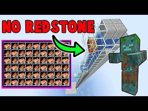 Simple Copper Mob Farm! [NO Redstone] 420 copper/hr + TUTORIAL Drowned farm