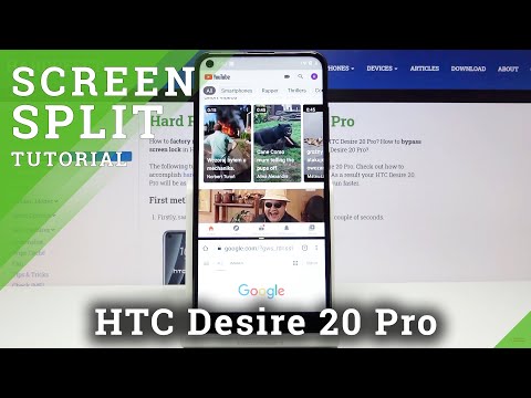 How to Use Dual Apps Feature in HTC Desire 20 Pro - Enter Split Screen