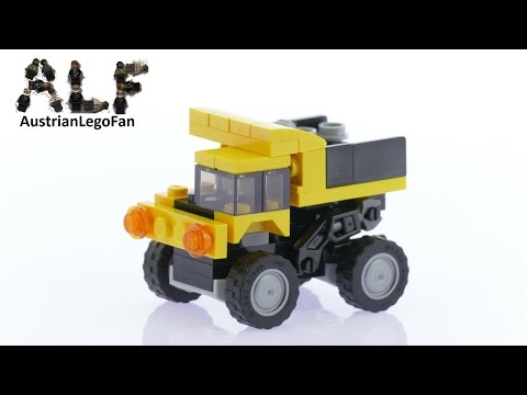 Vidéo LEGO Creator 31041 : Les véhicules de chantier