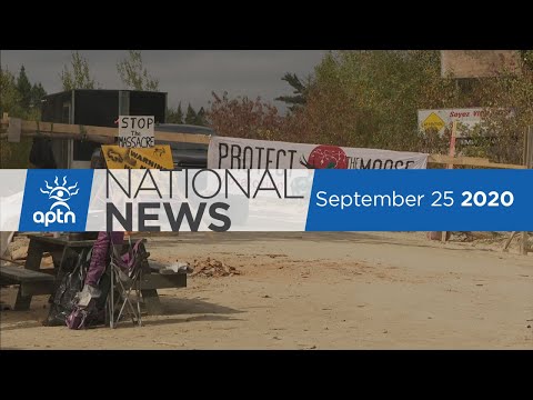APTN National News September 25, 2020 – Algonquin moose hunting ban, Food as reconciliation tool