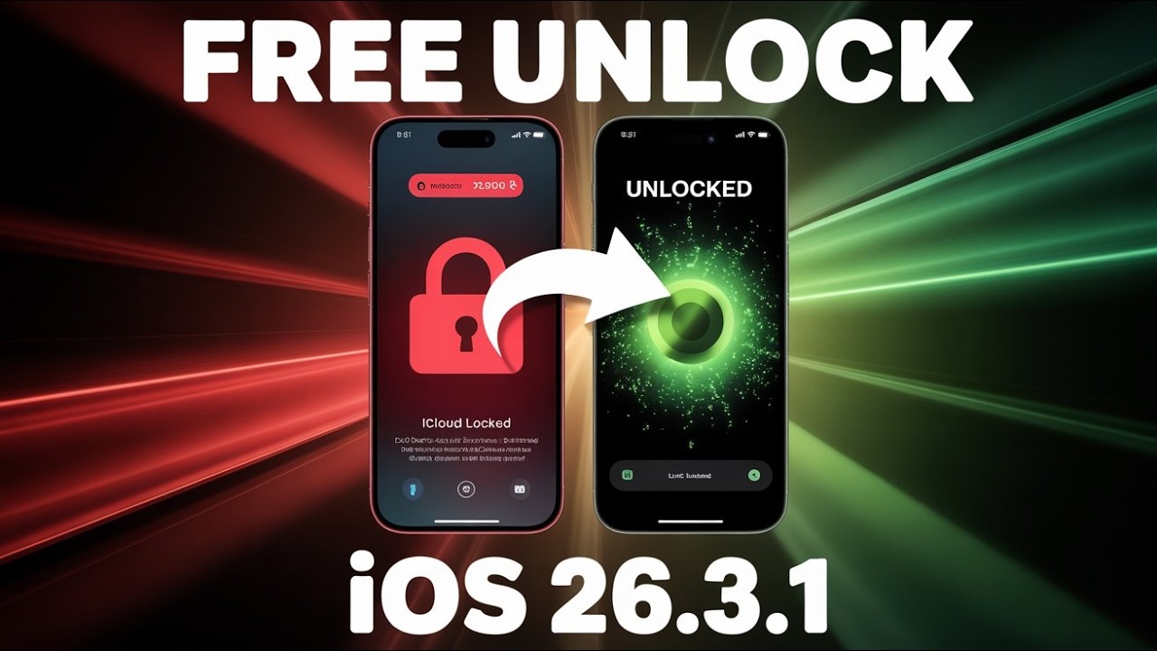 iOS 26.3.1 iCloud Bypass FREE 🔓 Latest Shortcuts Method (2026) | Unlock iPhone Without Apple ID