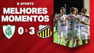 AMERICA MG 0 X 3 NOVORIZONTINO - MELHORES MOMENTOS BRASILEIRÃO SÉRIE B