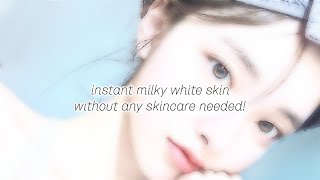 LUXURIOUS MILKY WHITE SKIN mask effect in 1x listen!