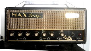 Video thumbnail for MAX Forty tube amp / Reverend guitar (Double Agent III) by Derk Groen