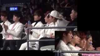 141203 IU&BTS(Bangtan Boys) MOMENTS!