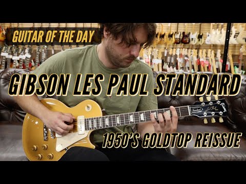 Guitar of the Day: Gibson Les Paul Standard 1950's Goldtop Reissue with P90