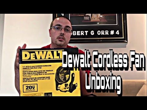 Dewalt 20v Cordless Jobsite Fan Unboxing