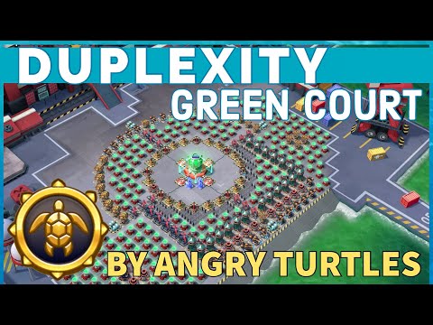 GREEN COURT on DUPLEXITY by Angry Turtles - TOP leaderboard - BOOM BEACH operation gameplay/strategy