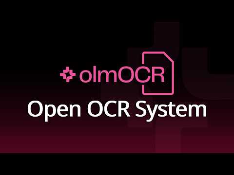 olmOCR - The Open OCR System