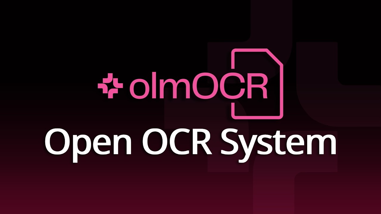 olmOCR - The Open OCR System
