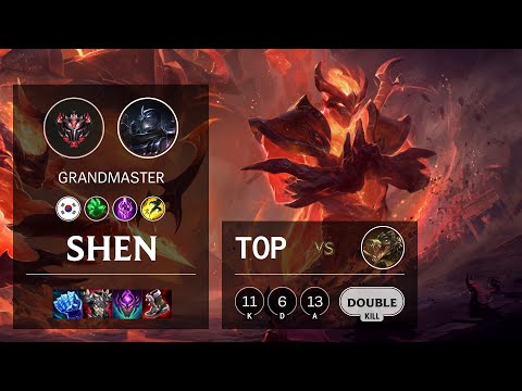 Shen Top vs Renekton - KR Grandmaster Patch 11.19
