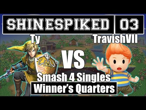 Shinespiked #3 - Ty (Link) VS Travish VII (ZSS, Lucas) SSB4 Winner's R4