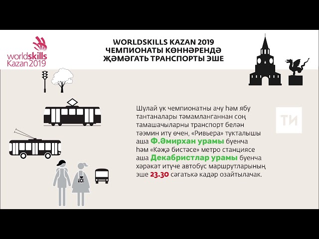WorldSkills: Работа транспорта
