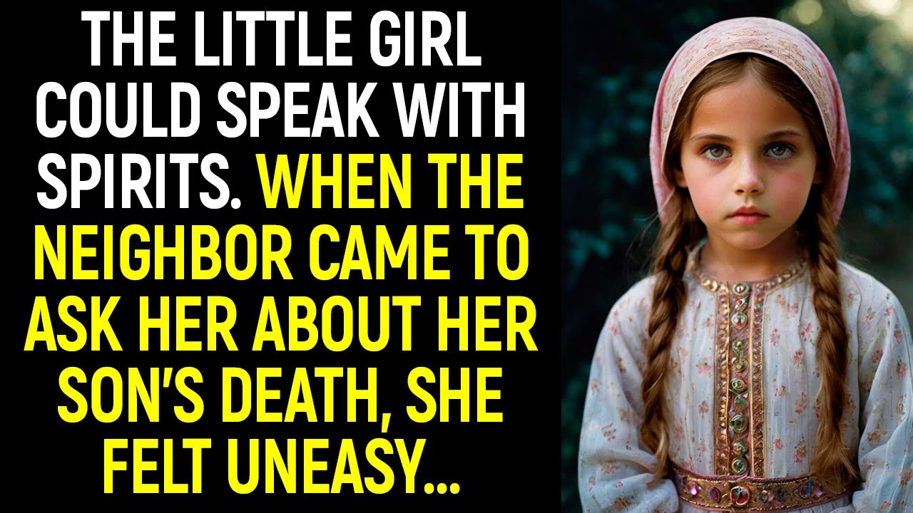 The little girl could speak with spirits. When the neighbor came to ask her about her son’s death...