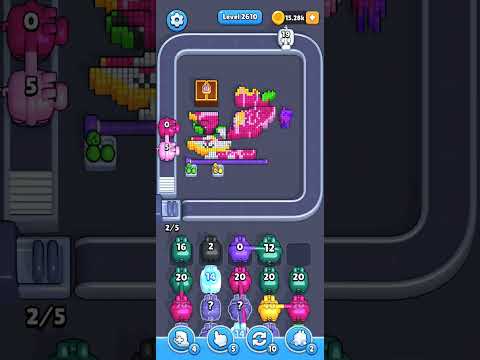 Pixel Flow Level 2610 Walkthrough