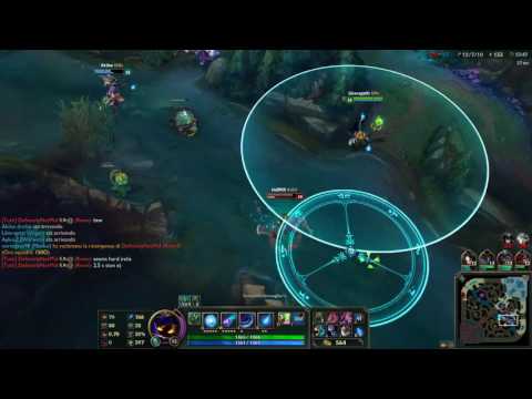 Veigar bot with irelia vs jhin and karma - 19 9 13 - best moments