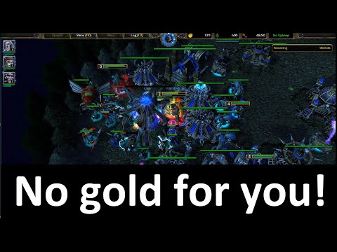 No gold for you! | Warcraft 3 Commentary #15 | XlorD (UD) vs. DeMiGoD (OC)
