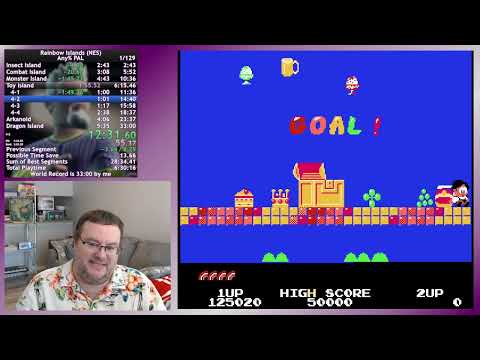 Rainbow Islands: Bubble Bobble 2 (NES, PAL) Speedrun in 29:03!