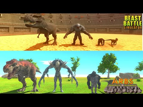 SCOURGE + KING KHUNG + RAPTOR + T-REX COMPARISON - ARBS