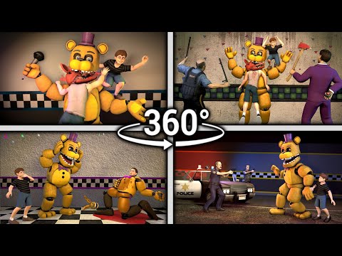 360° | Fredbear Helps The Crying Child - Bite of ’83 Alternate Ending (Complete Story)