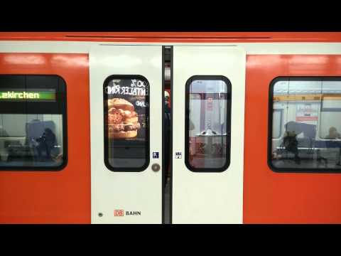 SBahn in Munich pulling in to Marienplatz