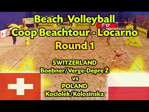 Beach Volleyball - Coop Beachtour Locarno - Boeber & Verge-Depre Z (SUI) vs Kockiolek & Kolosinska