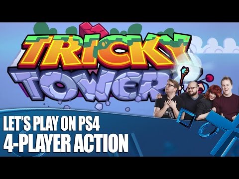 Tricky Towers - 4-player PS4 Gameplay