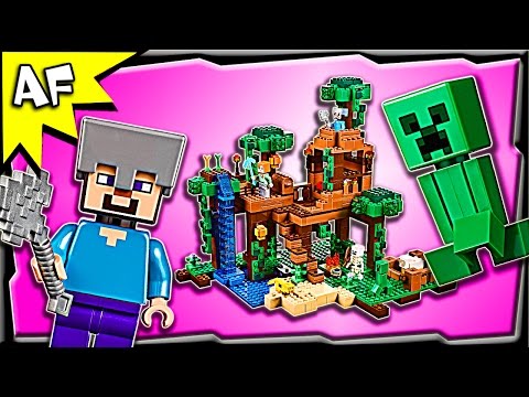 EPIC LEGO Minecraft Jungle Tree House Build