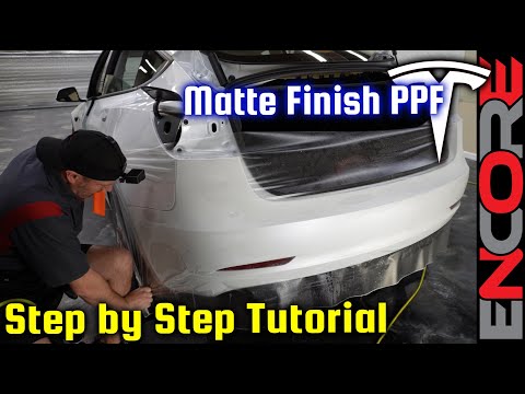 Tesla Model 3: A Matte-finish Masterclass! 🏆 How to Bulk Install PPF! [DIY Complete Tutorial]
