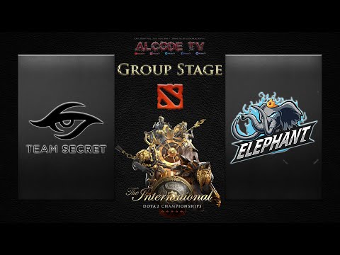 The International 10 | Group Stage | Team Secret vs Elephant (Full Series)