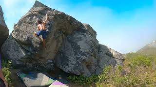 Video thumbnail of Over the Hill, V8. Sonoma County