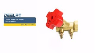 Copper Balancing Valve--1