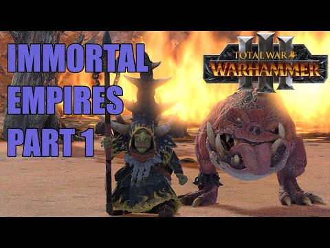 True Warlord of Eight Peaks - Skarsnik Tactical Campaign #1-Total War Warhammer III