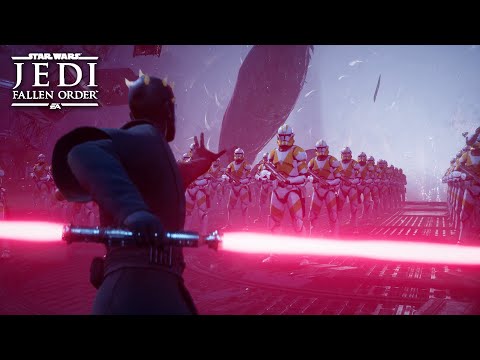 Darth Maul VS 100 Clone Troopers (NPC BATTLE PART 6) - STAR WARS Jedi: Fallen Order