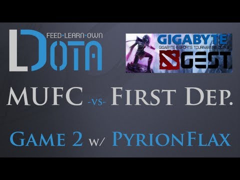 MUFC vs First Departure - Game 2 (GEST Dota 2 Playoffs)