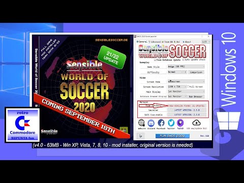 🕹 PC WINDOWS SWOS 2020 | MOD 2022/23